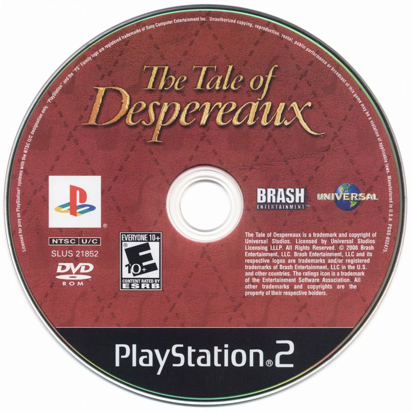 Media for The Tale of Despereaux (PlayStation 2)