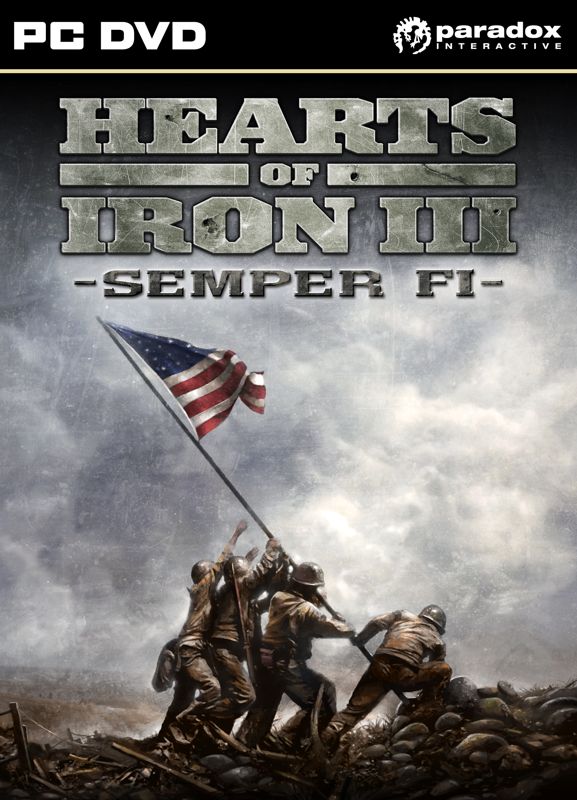 Front Cover for Hearts of Iron III: Semper Fi (Windows) (GamersGate release)