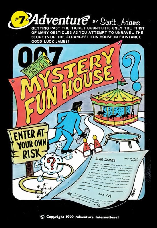 Front Cover for Mystery Fun House (TRS-80)