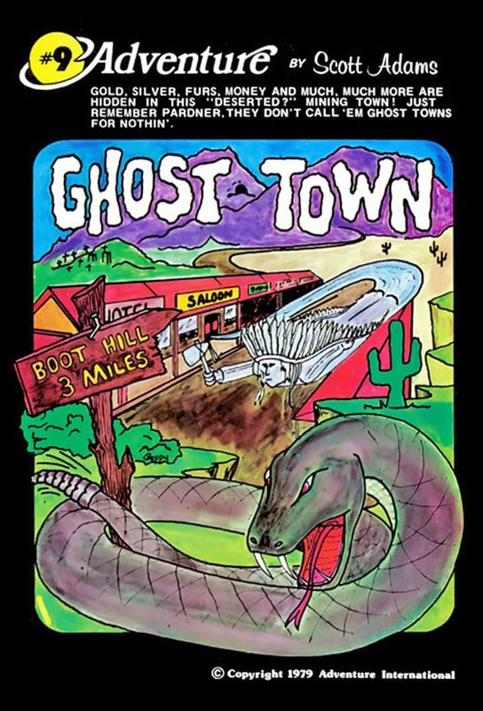 Front Cover for Ghost Town (TRS-80)