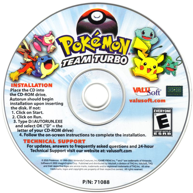 Media for Pokémon: Team Turbo (Windows)