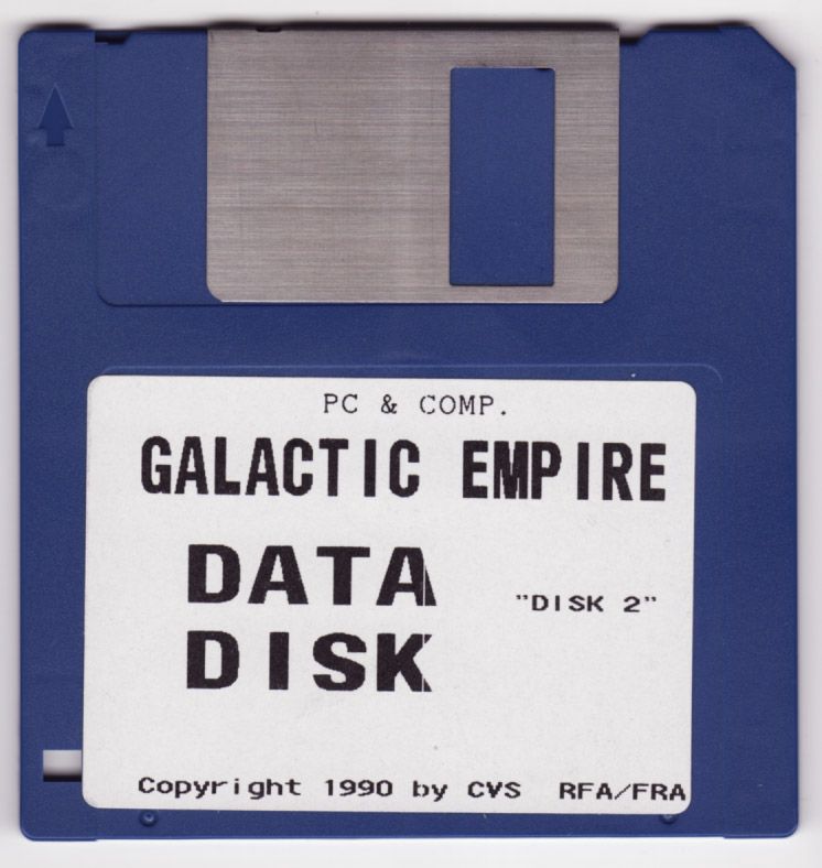 Media for Galactic Empire (DOS) (3.5" Disk release): Disk 2