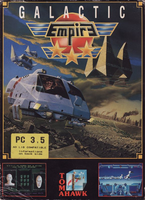 Front Cover for Galactic Empire (DOS) (3.5" Disk release)