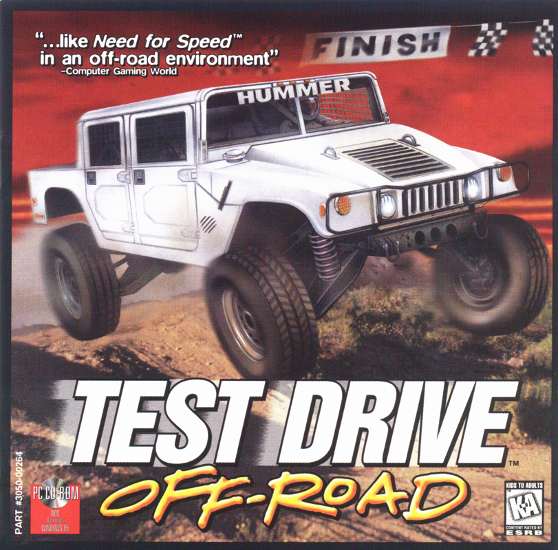 Other for Test Drive: Off-Road (DOS): Jewel Case - Front