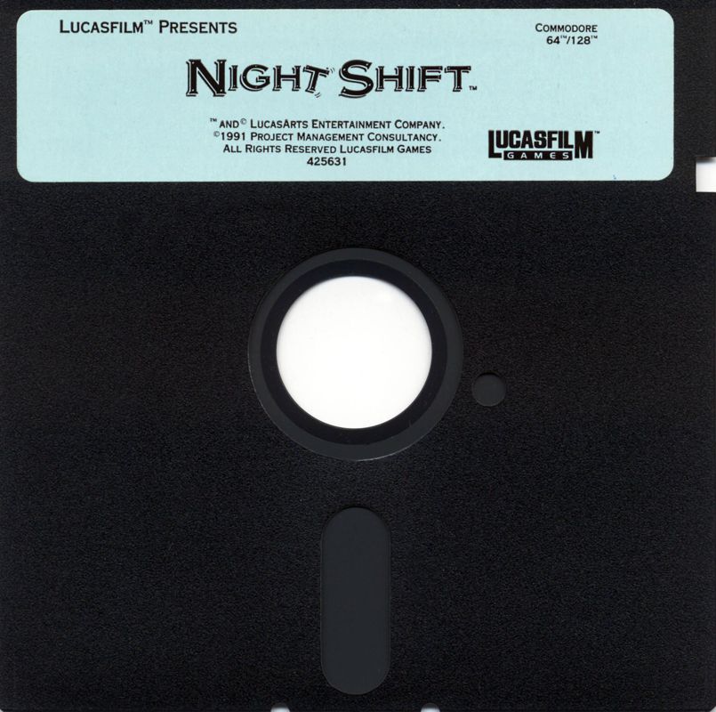Media for Night Shift (Commodore 64)