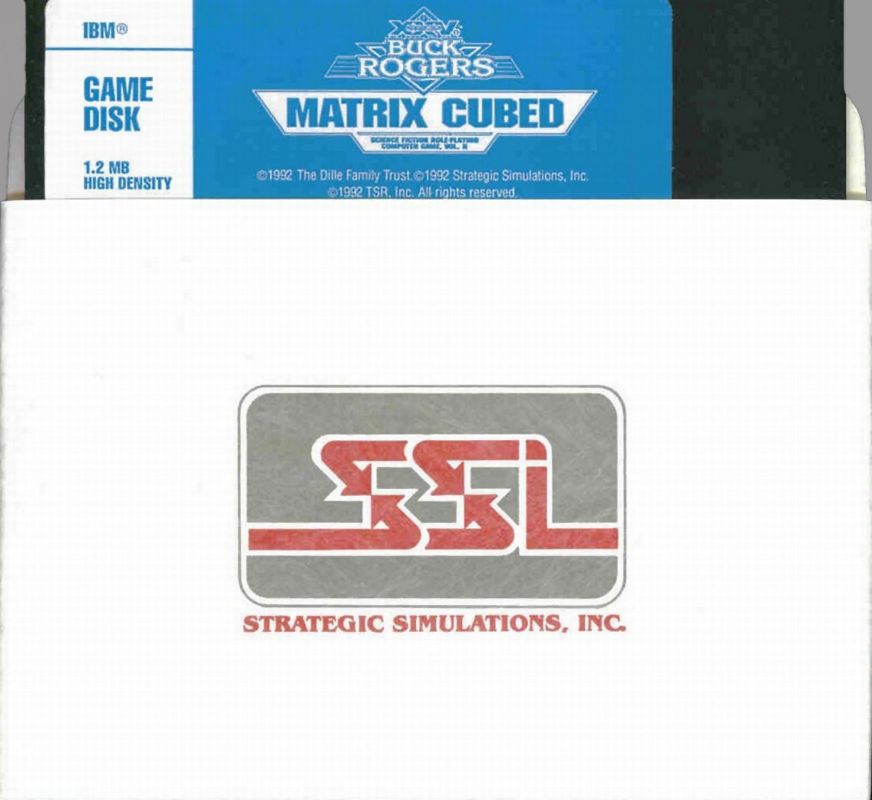 Media for Buck Rogers: Matrix Cubed (DOS) (5.25 Disk Release)