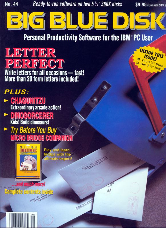 Front Cover for Big Blue Disk #44 (DOS)