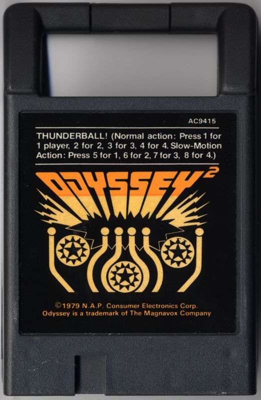 Media for Thunderball! (Odyssey 2) (Phillips release)