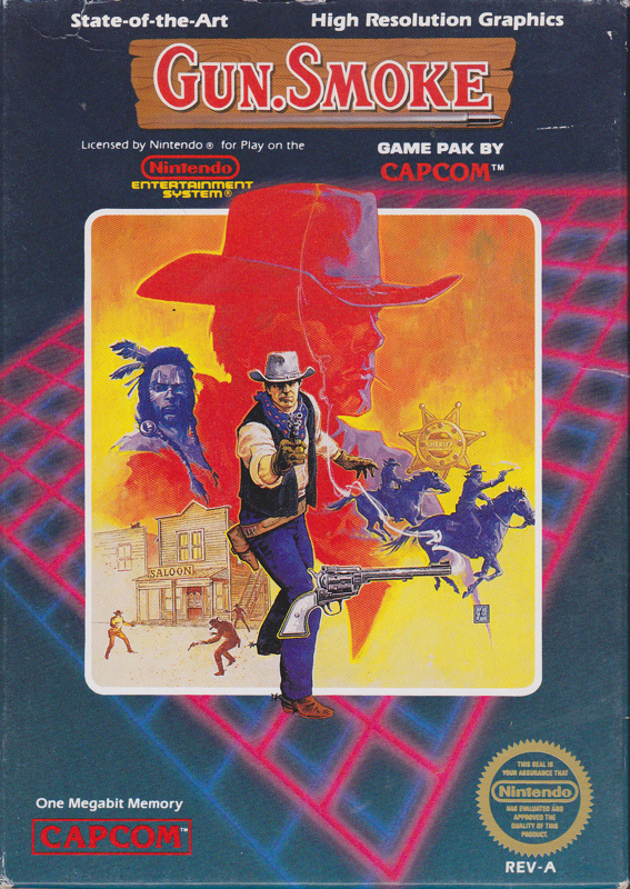 Front Cover for Gun.Smoke (NES) (Variant cover art)