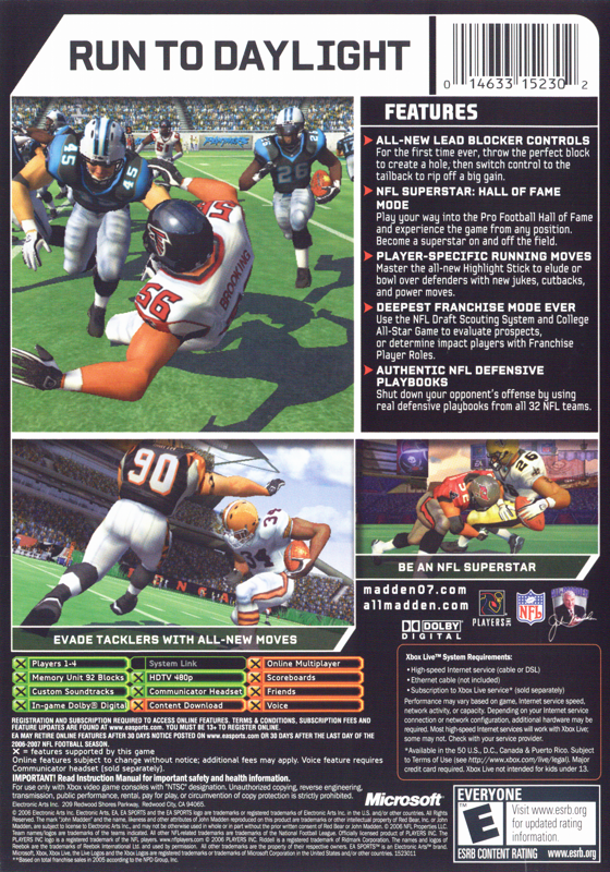 madden nfl 07 cover