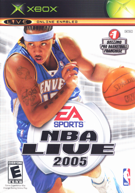 Front Cover for NBA Live 2005 (Xbox)