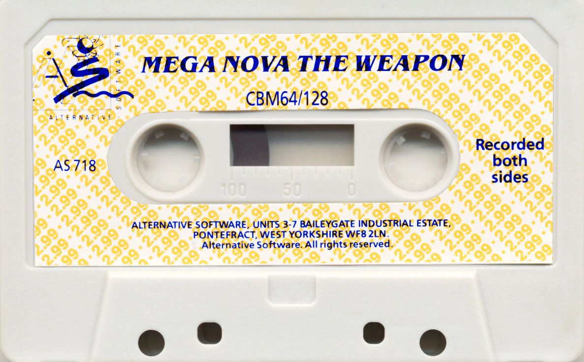 Media for Meganova (Commodore 64)