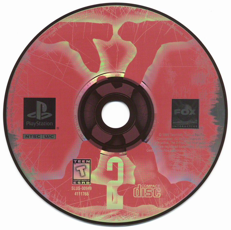 Media for The X-Files Game (PlayStation): Disc 2