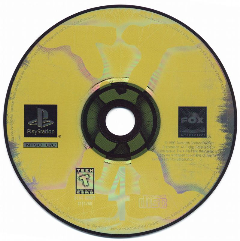Media for The X-Files Game (PlayStation): Disc 4