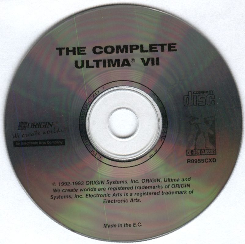 Media for The Complete Ultima VII (DOS) (Zielona Seria)