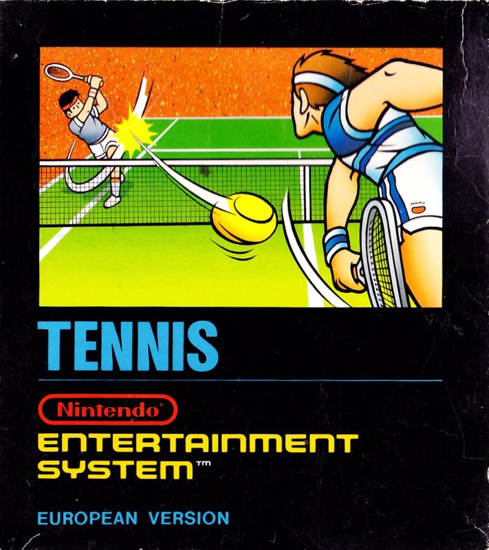 Front Cover for Tennis (NES) (Instructions & back of cartridge completely in German)