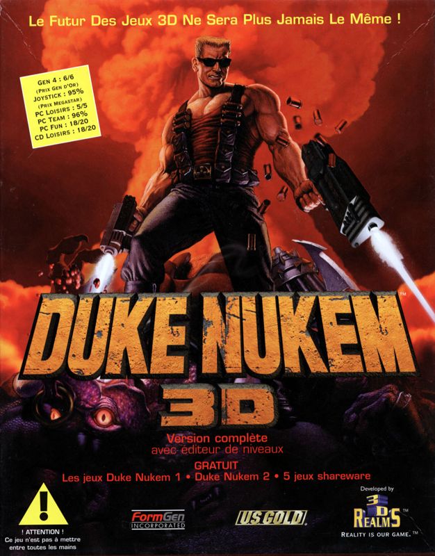 Front Cover for Duke Nukem 3D (DOS)