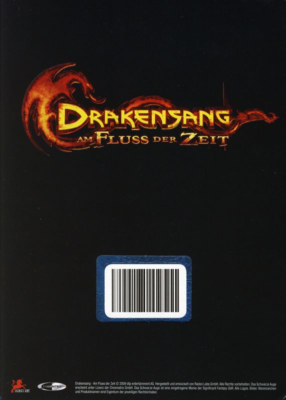 Back Cover for Das Schwarze Auge: Drakensang - Am Fluss der Zeit (Personal Edition) (Windows)