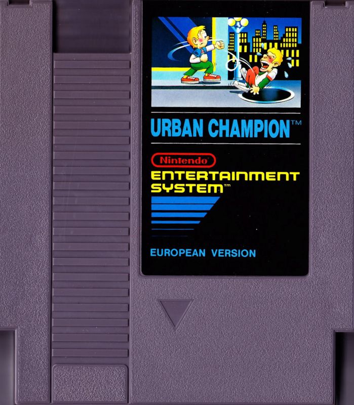 Media for Urban Champion (NES) (Instructions & back of cartridge completely in German)