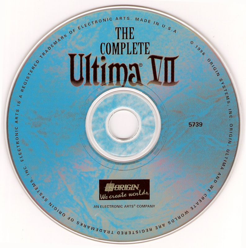 Media for The Complete Ultima VII (DOS) (CD-ROM Classics Gold)