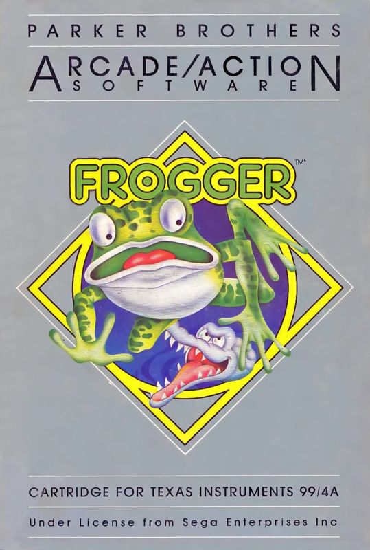 Front Cover for Frogger (TI-99/4A)