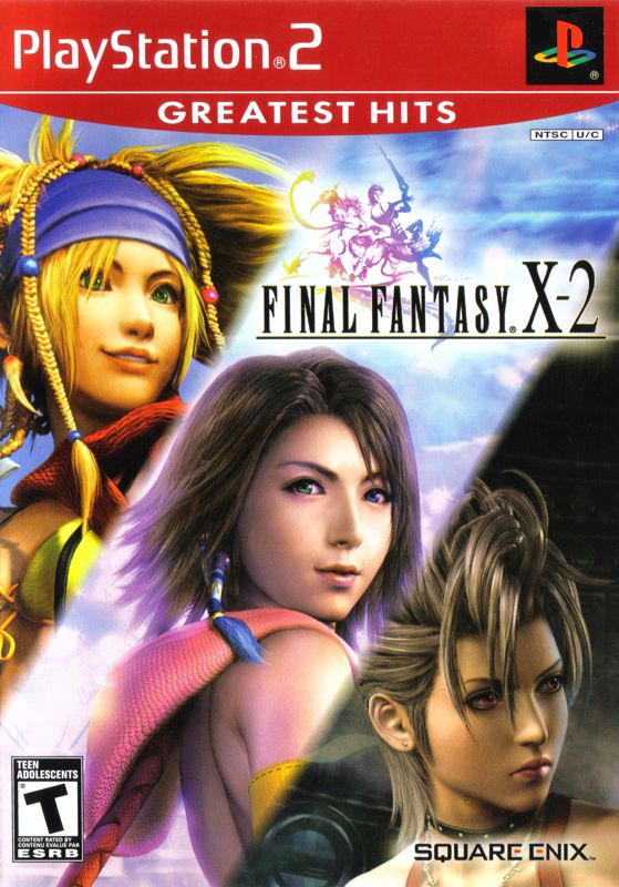Front Cover for Final Fantasy X-2 (PlayStation 2) (Greatest Hits release)