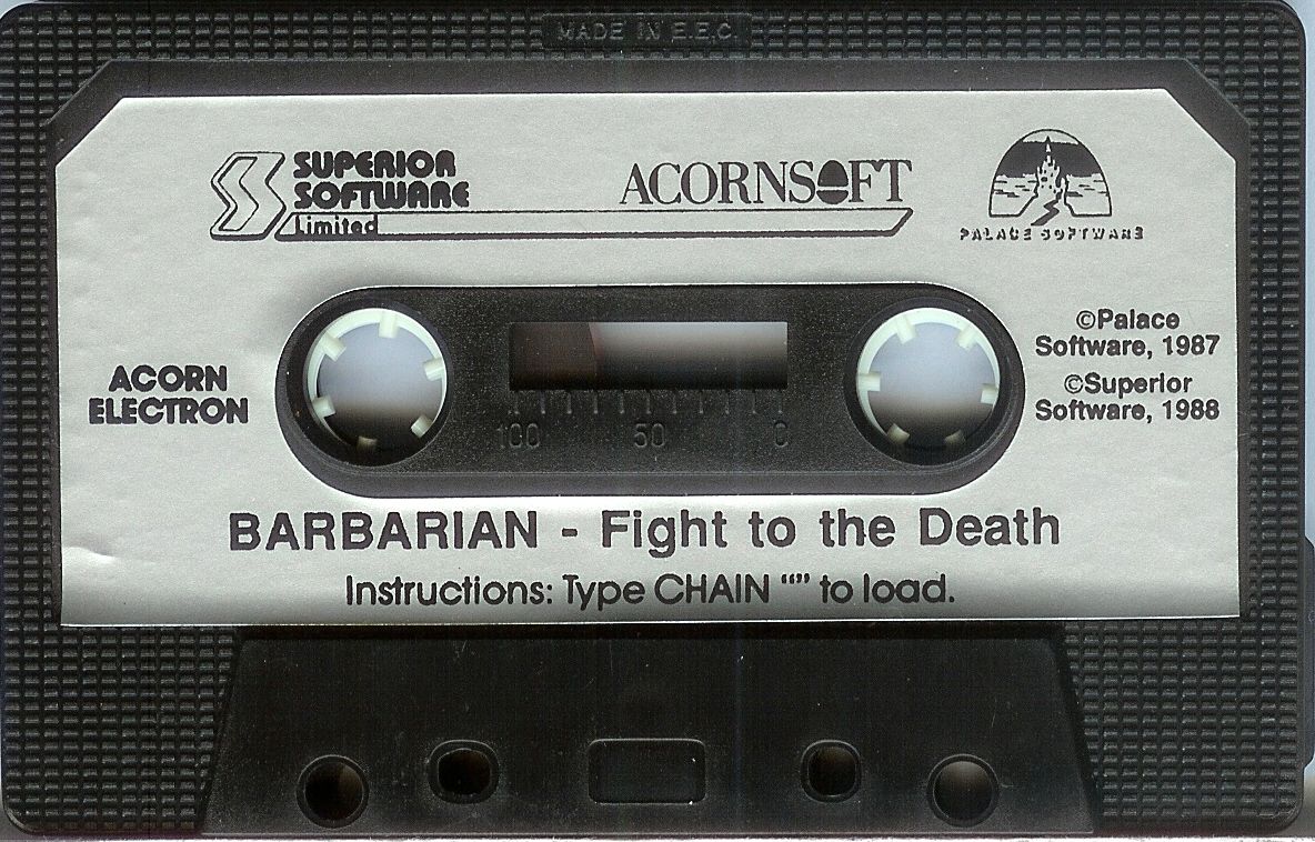 Media for Death Sword (BBC Micro and Electron): Electron