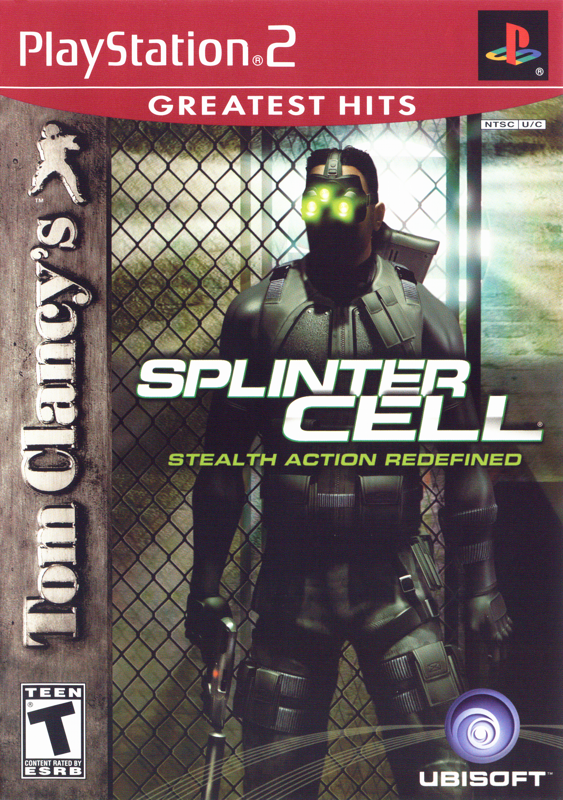 Front Cover for Tom Clancy's Splinter Cell (PlayStation 2) (Greatest Hits release)