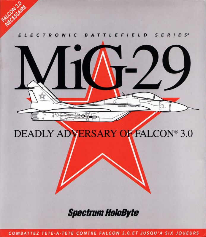 Front Cover for MiG-29: Deadly Adversary of Falcon 3.0 (DOS)