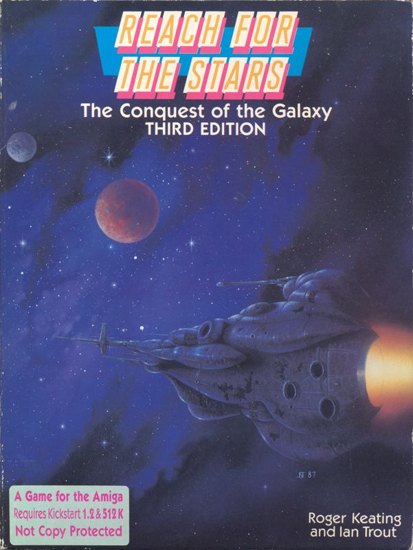 Front Cover for Reach for the Stars: The Conquest of the Galaxy - Third Edition (Amiga)