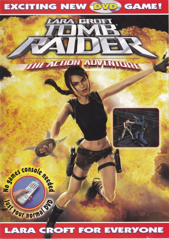 Front Cover for Lara Croft: Tomb Raider - The Action Adventure (DVD Player)