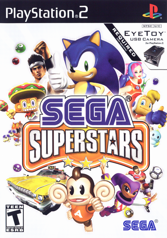 Front Cover for SEGA SuperStars (PlayStation 2)