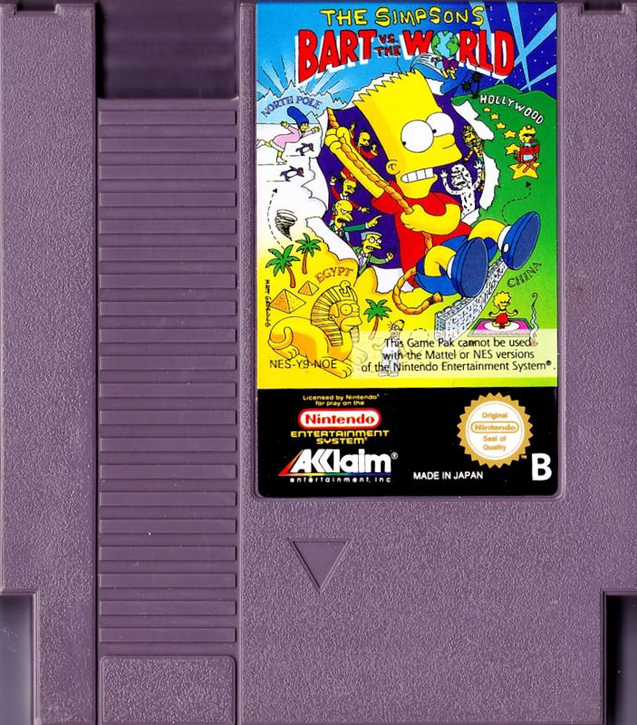 Media for The Simpsons: Bart vs. the World (NES)