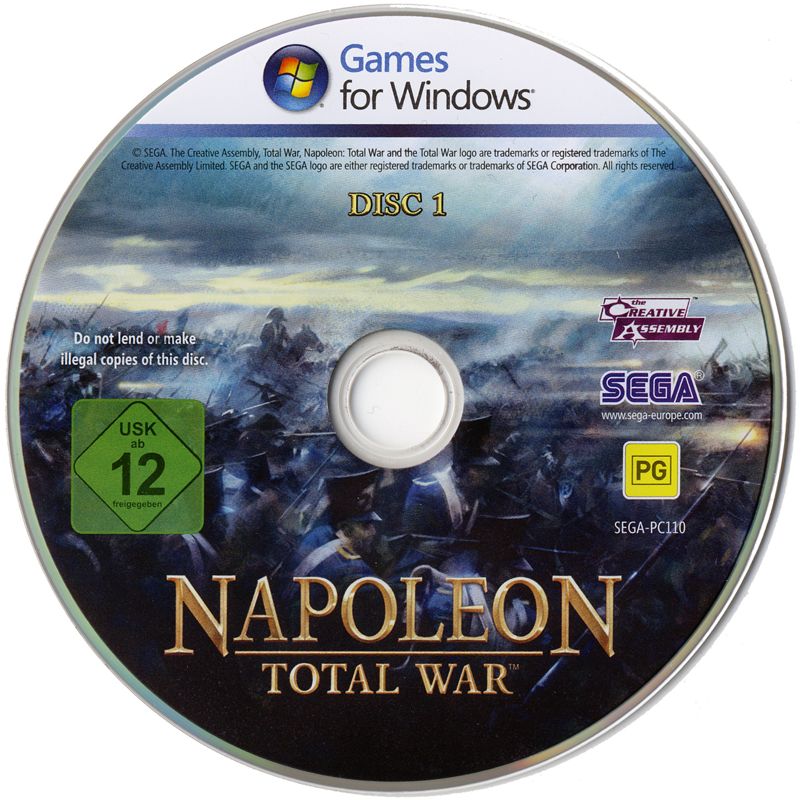 Media for Napoleon: Total War (Limited Edition) (Windows): Disc 1/2