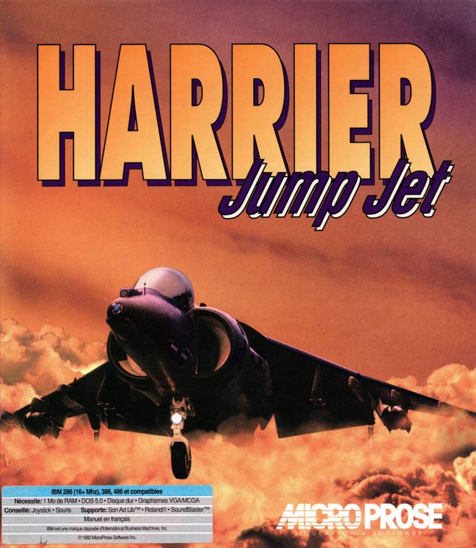Front Cover for Jump Jet (DOS)