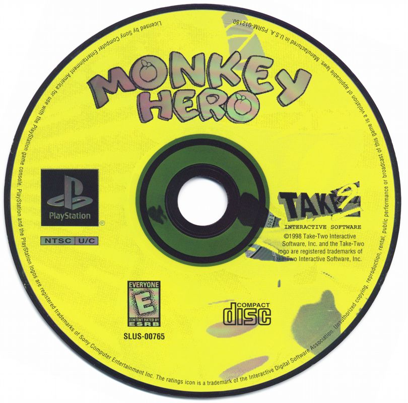 Monkey Hero cover or packaging material - MobyGames