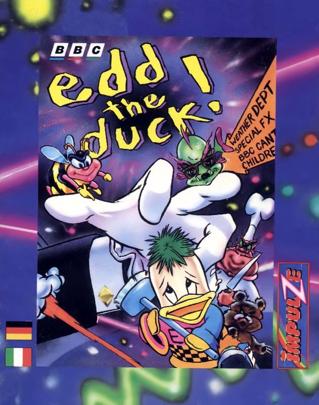 Front Cover for Edd the Duck! (Commodore 64)