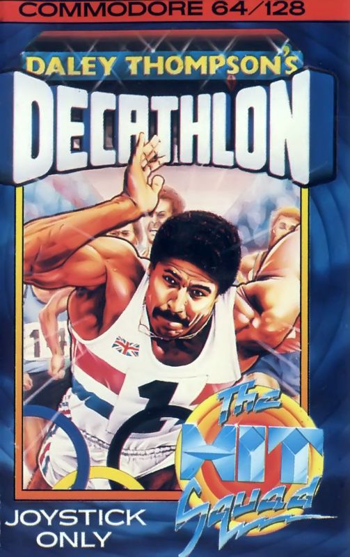 Front Cover for Daley Thompson's Decathlon (Commodore 64) (Hit Squad release)