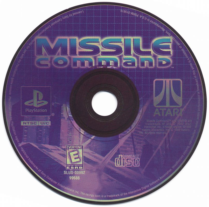 Media for Missile Command (PlayStation)