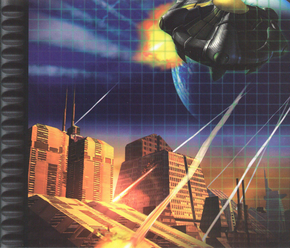 Inside Cover for Missile Command (PlayStation)