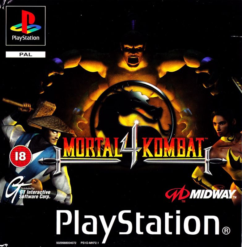 Front Cover for Mortal Kombat 4 (PlayStation)