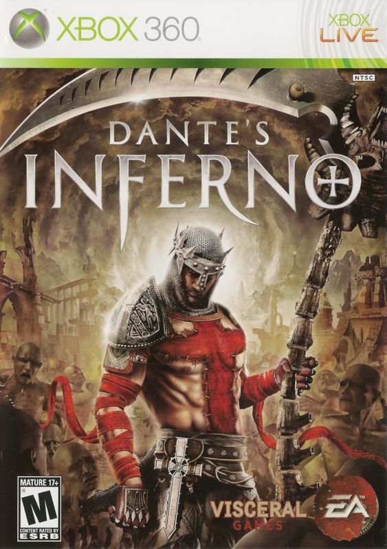 Dante's Inferno Xbox 360 Box Art Cover by Majidblack