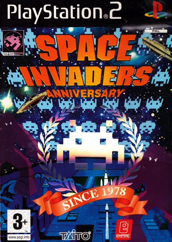 Front Cover for Space Invaders: Anniversary (PlayStation 2)