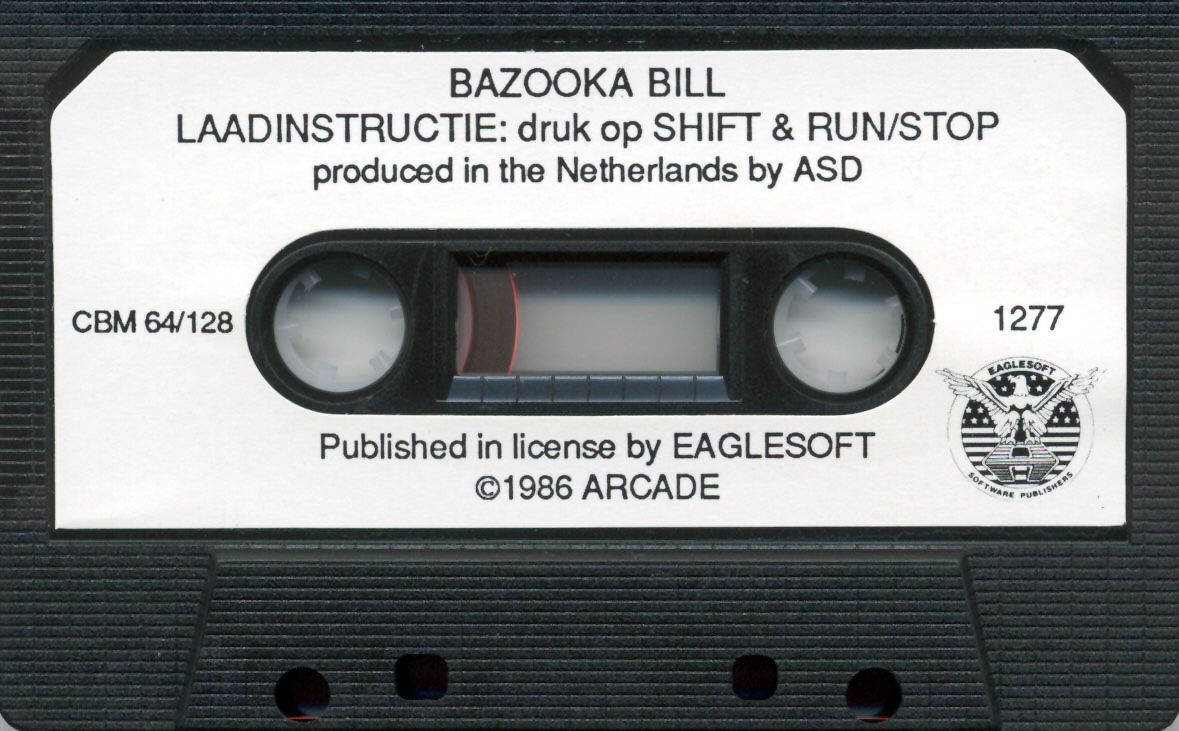 Media for Bazooka Bill (Commodore 64) (Eaglesoft release)