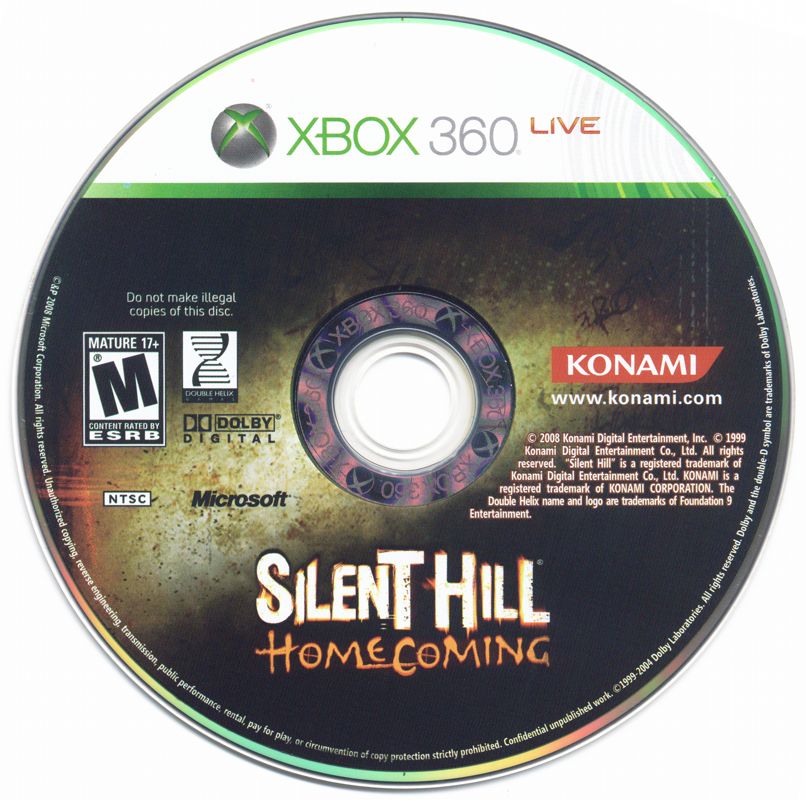 Media for Silent Hill: Homecoming (Xbox 360)