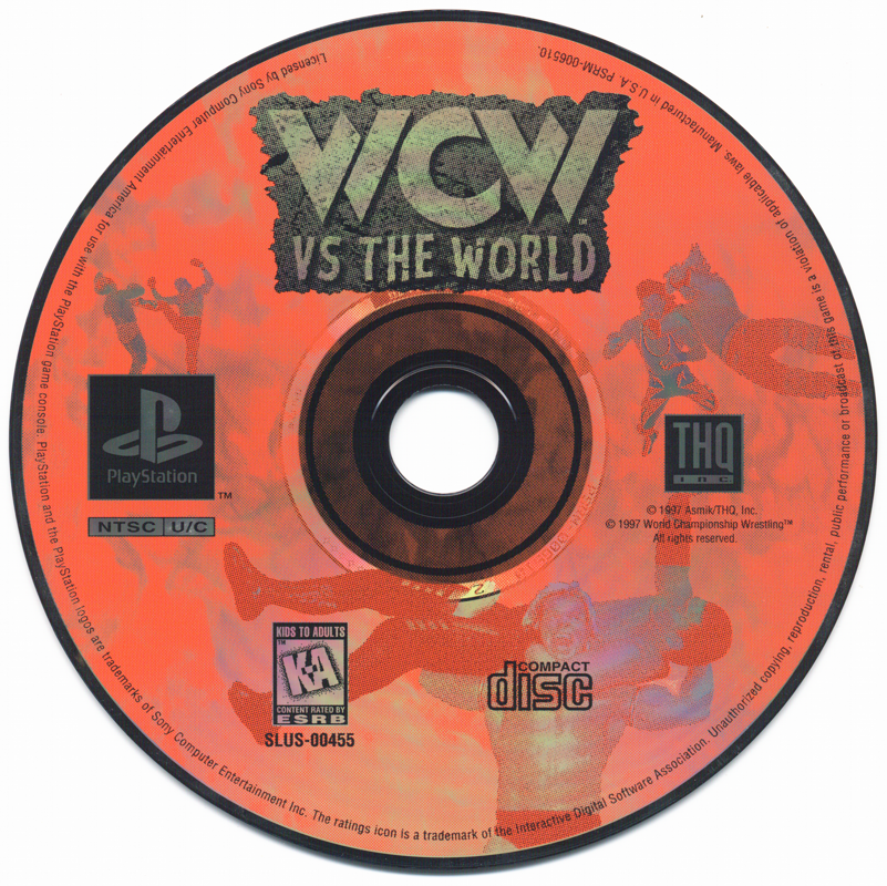 Media for WCW vs. the World (PlayStation)