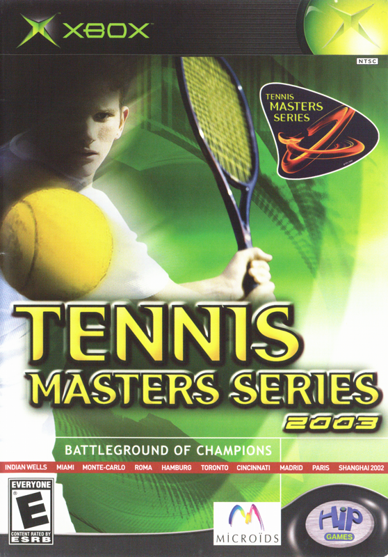Front Cover for Tennis Masters Series 2003 (Xbox)