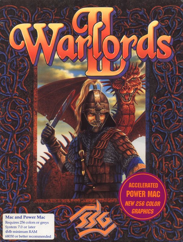 Front Cover for Warlords II (Macintosh)