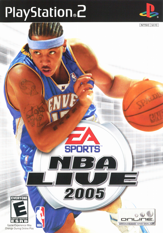 Front Cover for NBA Live 2005 (PlayStation 2)