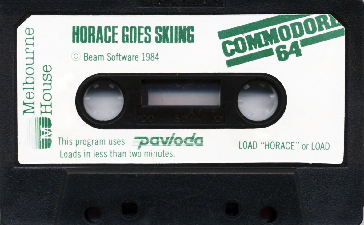 Media for Horace Goes Skiing (Commodore 64)
